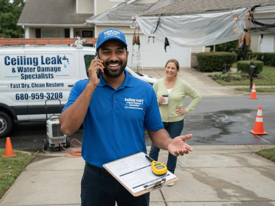 Ceiling Leak Cleanup Garner, IA FAQs
